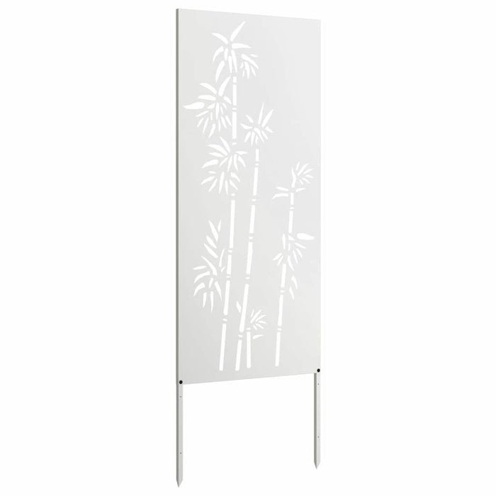 Ecran de intimitate pentru grădină Floral Alb 50 x 140 cm - WALTI WALTI