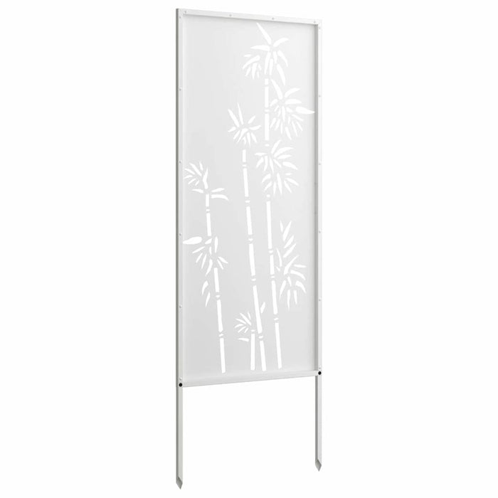 Ecran de intimitate pentru grădină Floral Alb 50 x 140 cm - WALTI WALTI