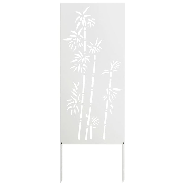 Ecran de intimitate pentru grădină Floral Alb 50 x 140 cm - WALTI WALTI