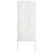 Ecran de intimitate pentru grădină Floral Alb 50 x 140 cm - WALTI WALTI