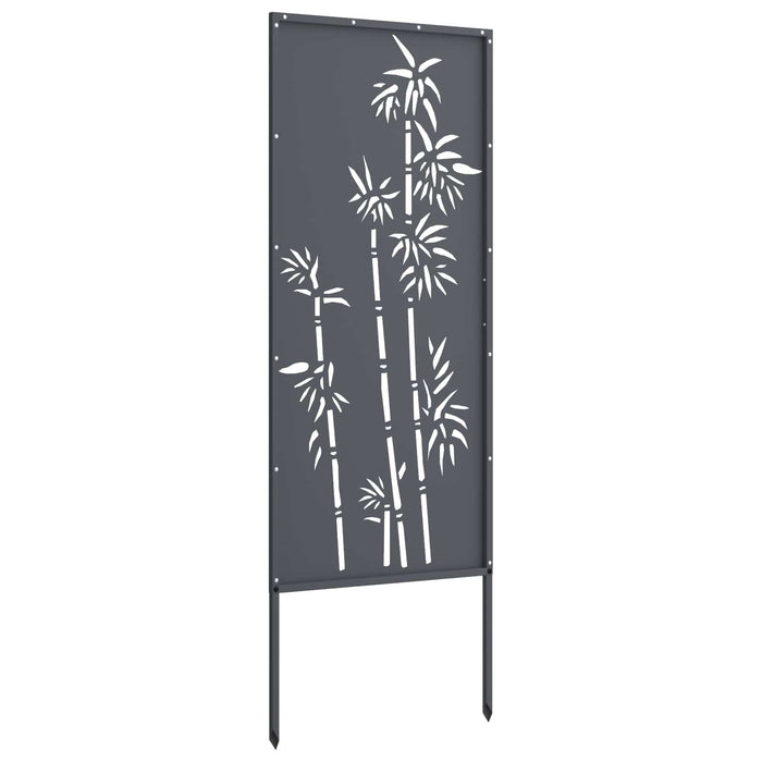 Ecran de intimitate pentru grădină Floral Antracit 50 x 140 cm WALTI