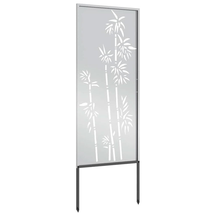 Ecran de intimitate pentru grădină Floral Argintiu 50 x 140 cm WALTI