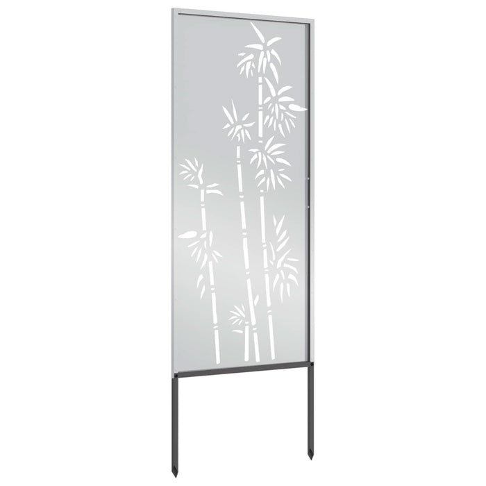 Ecran de intimitate pentru grădină Floral Argintiu 50 x 140 cm WALTI