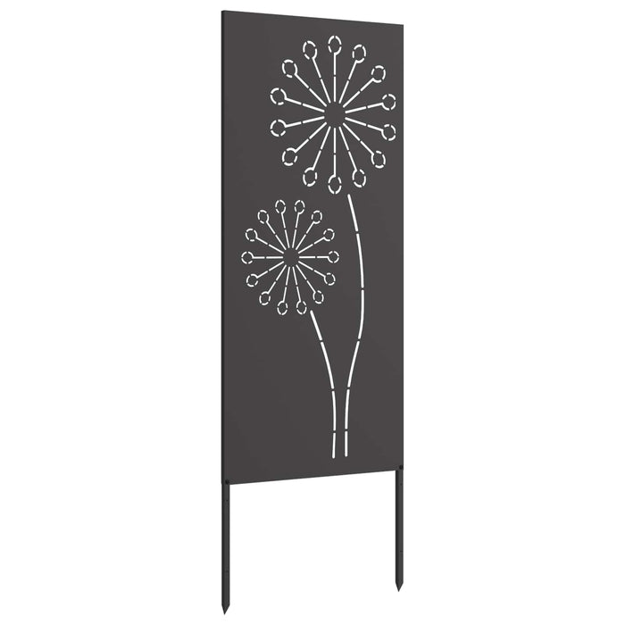 Ecran de intimitate pentru grădină Traforaj Negru 50 x 140 cm WALTI