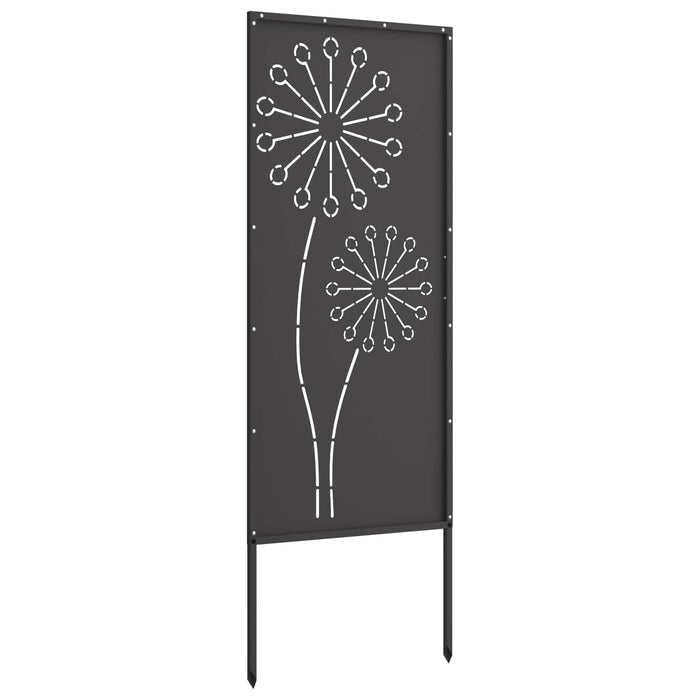 Ecran de intimitate pentru grădină Traforaj Negru 50 x 140 cm WALTI