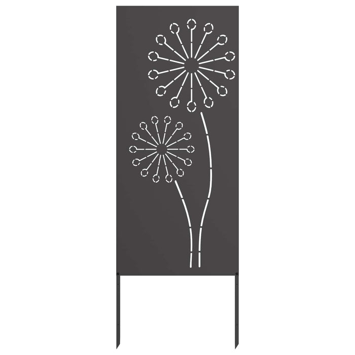 Ecran de intimitate pentru grădină Traforaj Negru 50 x 140 cm WALTI