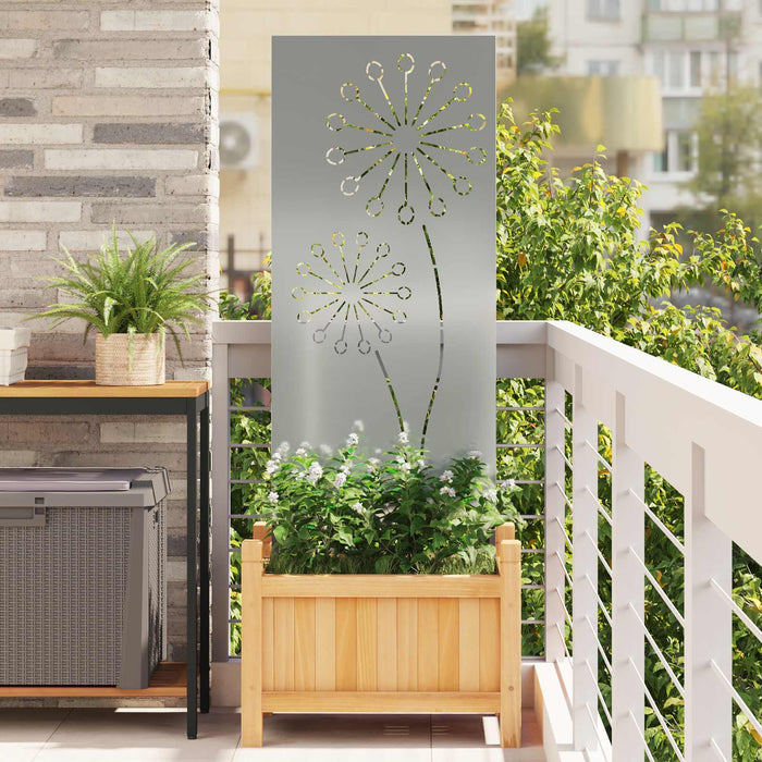 Ecran de intimitate pentru grădină Argintiu 50 x 140 cm WALTI