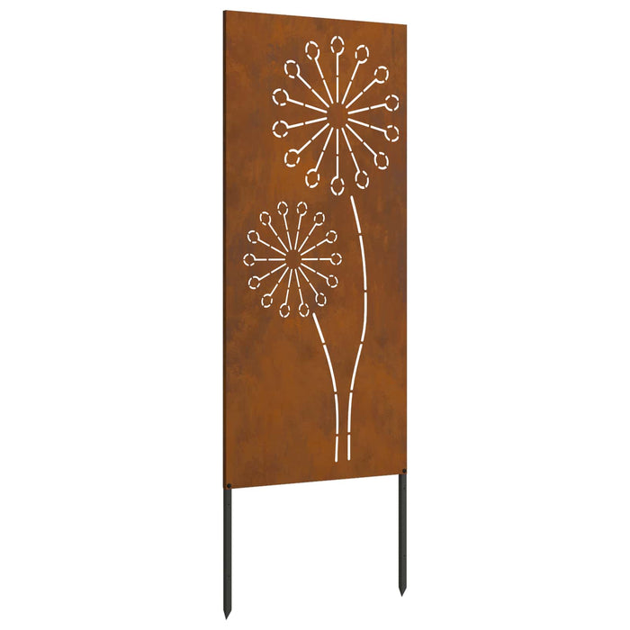 Ecran de intimitate pentru grădină Traforaj Ruginit 50 x 140 cm WALTI