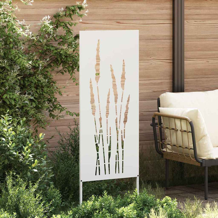 Ecran de intimitate pentru grădină Floral Alb 50 x 140 cm - WALTI WALTI