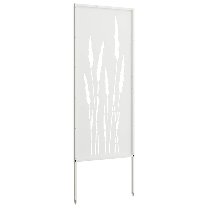 Ecran de intimitate pentru grădină Floral Alb 50 x 140 cm - WALTI WALTI