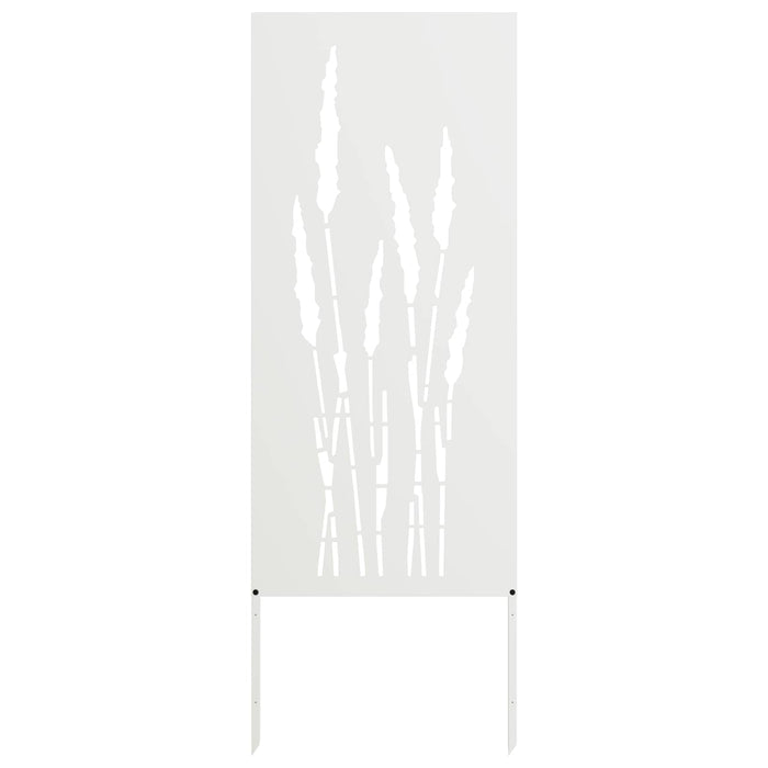 Ecran de intimitate pentru grădină Floral Alb 50 x 140 cm - WALTI WALTI