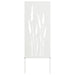 Ecran de intimitate pentru grădină Floral Alb 50 x 140 cm - WALTI WALTI