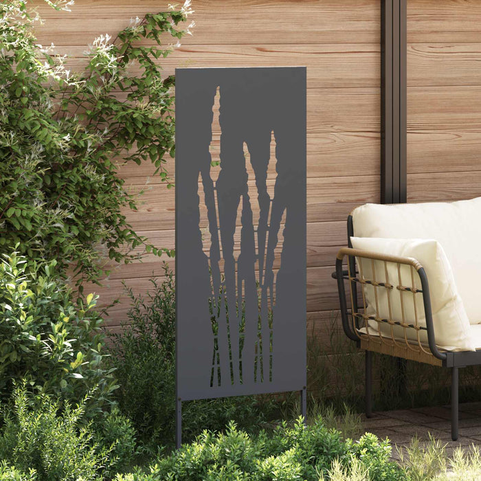 Ecran de intimitate pentru grădină Floral Antracit 50 x 140 cm WALTI