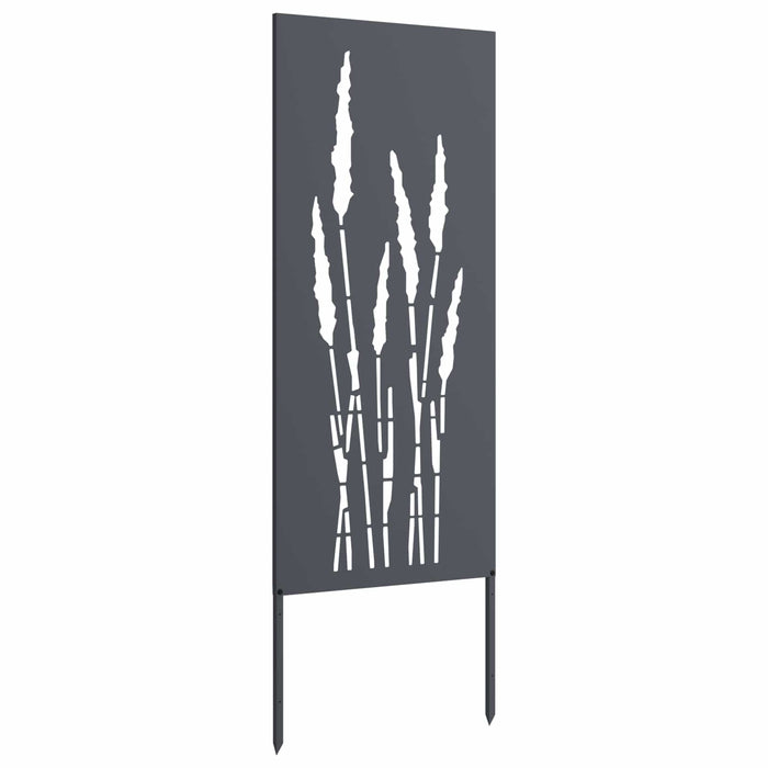 Ecran de intimitate pentru grădină Floral Antracit 50 x 140 cm WALTI