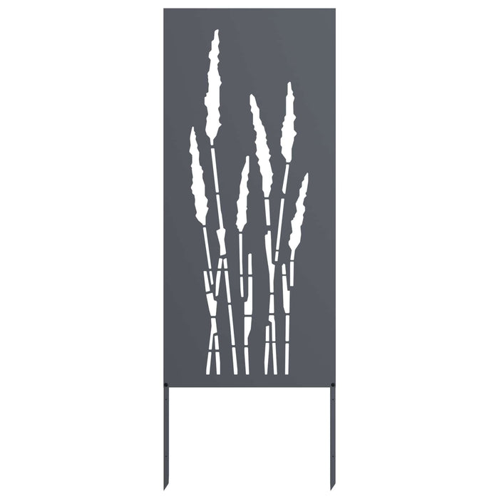 Ecran de intimitate pentru grădină Floral Antracit 50 x 140 cm WALTI