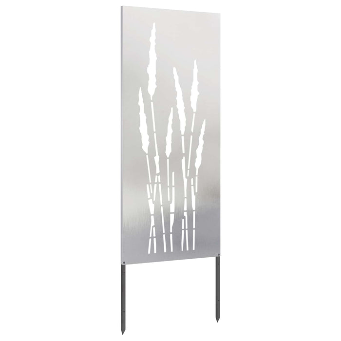 Ecran de intimitate pentru grădină Floral Argintiu 50 x 140 cm WALTI