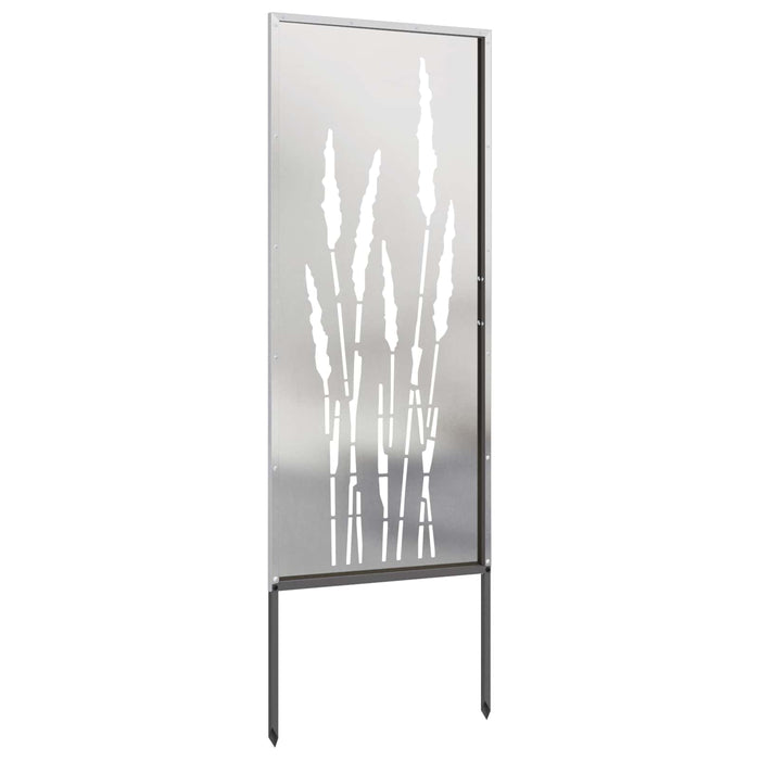 Ecran de intimitate pentru grădină Floral Argintiu 50 x 140 cm WALTI