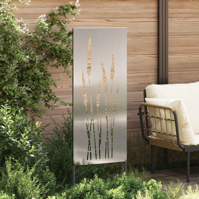 Ecran de intimitate pentru grădină Floral Argintiu 50 x 140 cm WALTI