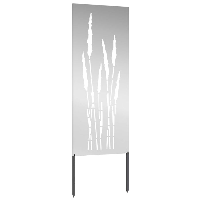 Ecran de intimitate pentru grădină Floral Argintiu 50 x 140 cm WALTI