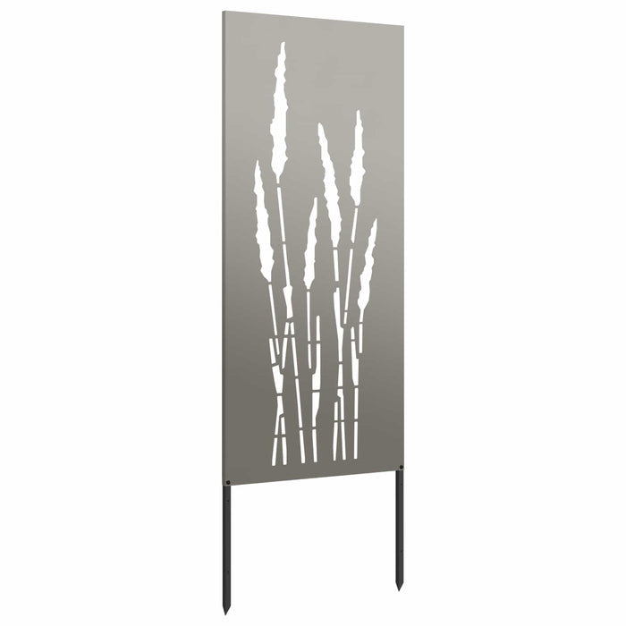 Ecran de intimitate pentru grădină Floral Ruginit 50 x 140 cm WALTI
