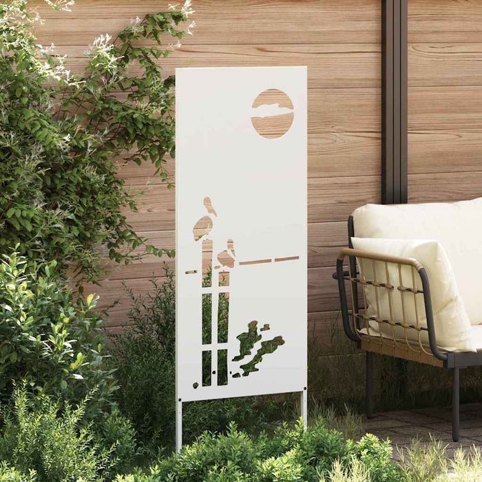 Ecran de intimitate pentru grădină Traforaj Alb 50 x 140 cm - WALTI WALTI