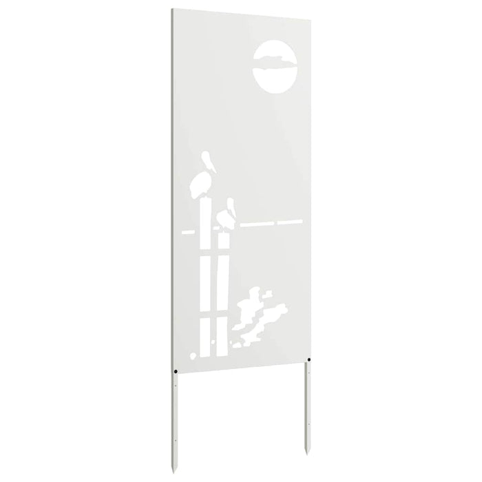 Ecran de intimitate pentru grădină Traforaj Alb 50 x 140 cm - WALTI WALTI