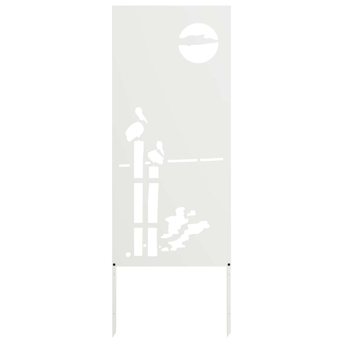 Ecran de intimitate pentru grădină Traforaj Alb 50 x 140 cm - WALTI WALTI
