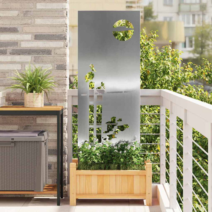 Ecran de intimitate pentru grădină Argintiu 50 x 140 cm - WALTI WALTI