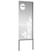 Ecran de intimitate pentru grădină Argintiu 50 x 140 cm - WALTI WALTI