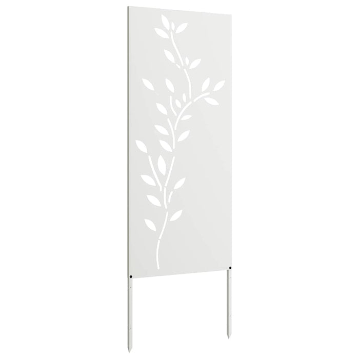 Ecran de intimitate pentru grădină Floral Alb 50 x 140 cm - WALTI WALTI