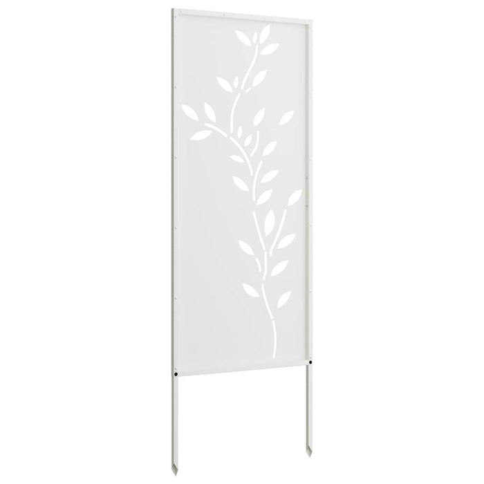 Ecran de intimitate pentru grădină Floral Alb 50 x 140 cm - WALTI WALTI