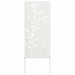 Ecran de intimitate pentru grădină Floral Alb 50 x 140 cm - WALTI WALTI