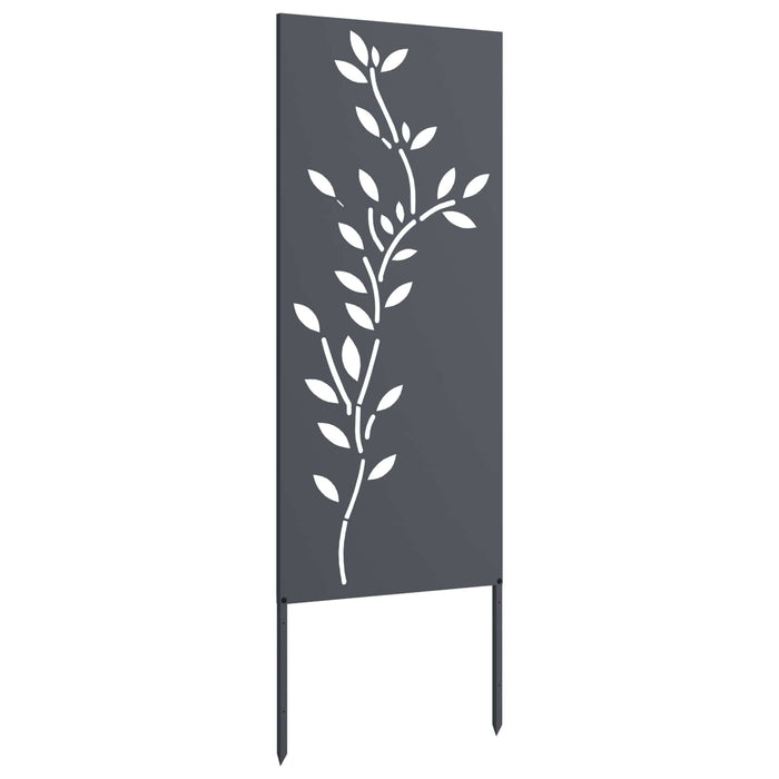 Ecran de intimitate pentru grădină Floral Antracit 50 x 140 cm WALTI