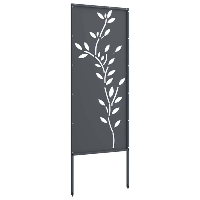 Ecran de intimitate pentru grădină Floral Antracit 50 x 140 cm WALTI