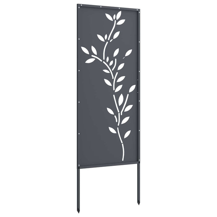 Ecran de intimitate pentru grădină Floral Antracit 50 x 140 cm WALTI