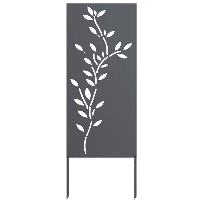 Ecran de intimitate pentru grădină Floral Antracit 50 x 140 cm WALTI