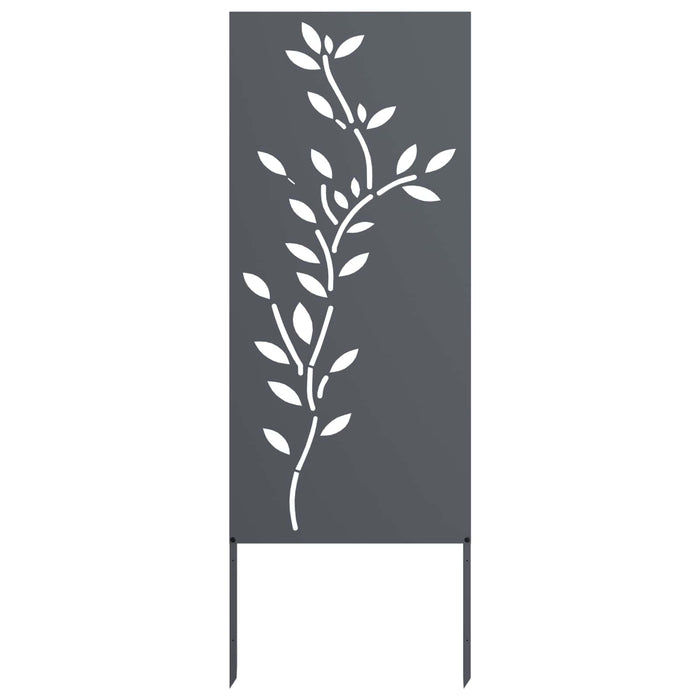 Ecran de intimitate pentru grădină Floral Antracit 50 x 140 cm WALTI