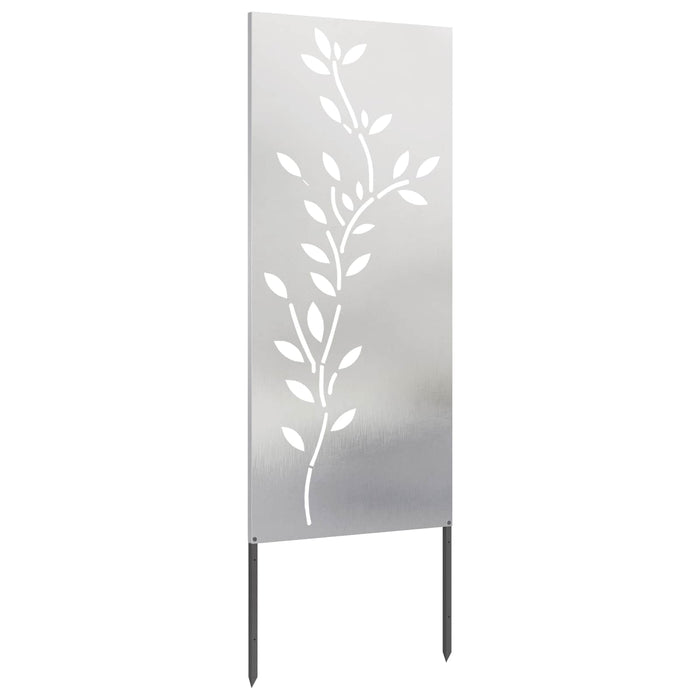 Ecran de intimitate pentru grădină Floral Argintiu 50 x 140 cm WALTI