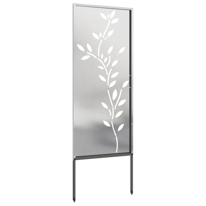 Ecran de intimitate pentru grădină Floral Argintiu 50 x 140 cm WALTI