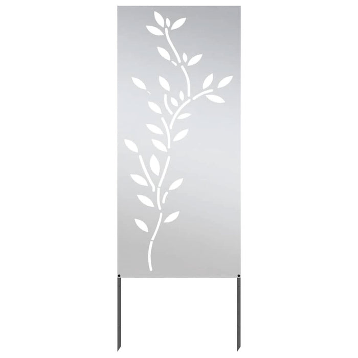 Ecran de intimitate pentru grădină Floral Argintiu 50 x 140 cm WALTI