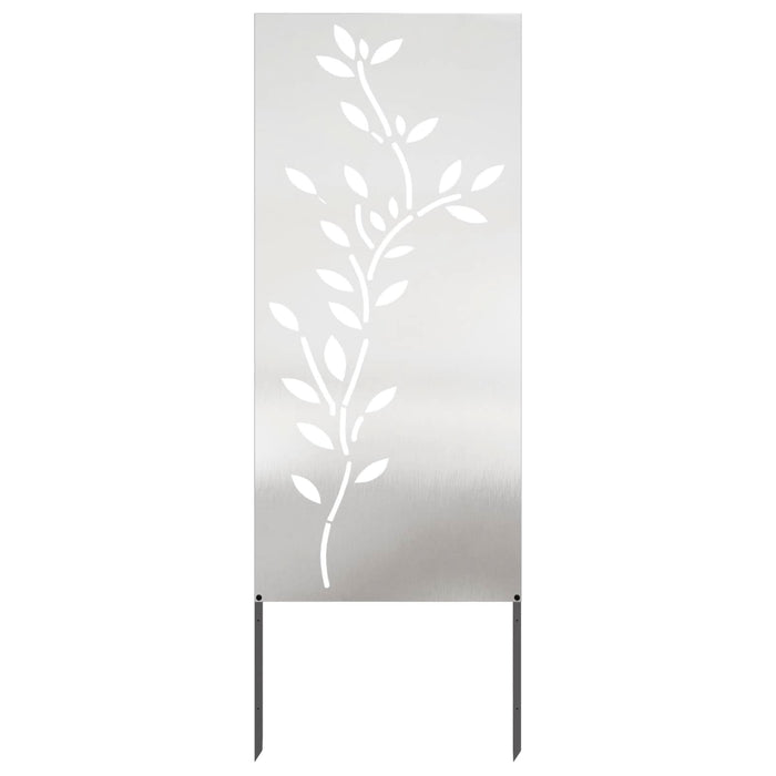 Ecran de intimitate pentru grădină Floral Argintiu 50 x 140 cm WALTI