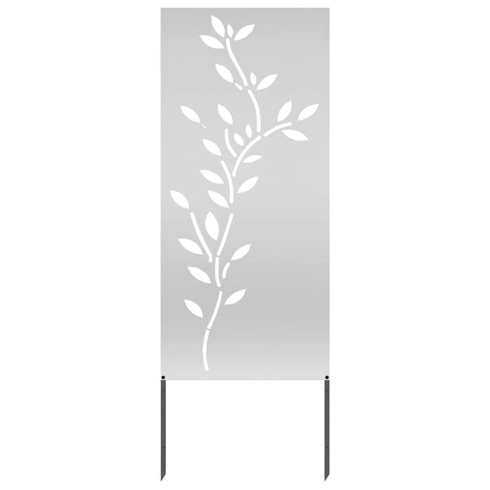 Ecran de intimitate pentru grădină Floral Argintiu 50 x 140 cm WALTI