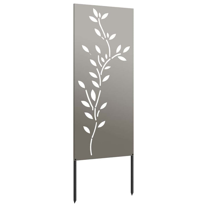 Ecran de intimitate pentru grădină Floral Ruginit 50 x 140 cm WALTI