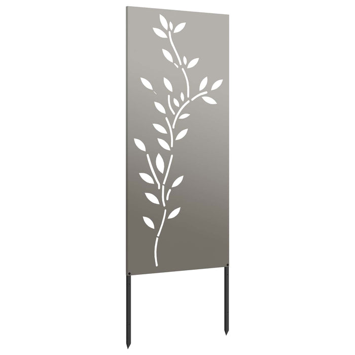 Ecran de intimitate pentru grădină Floral Ruginit 50 x 140 cm WALTI