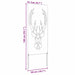 Ecran de intimitate pentru grădină Animal Print Alb 50 x 140 cm - WALTI WALTI