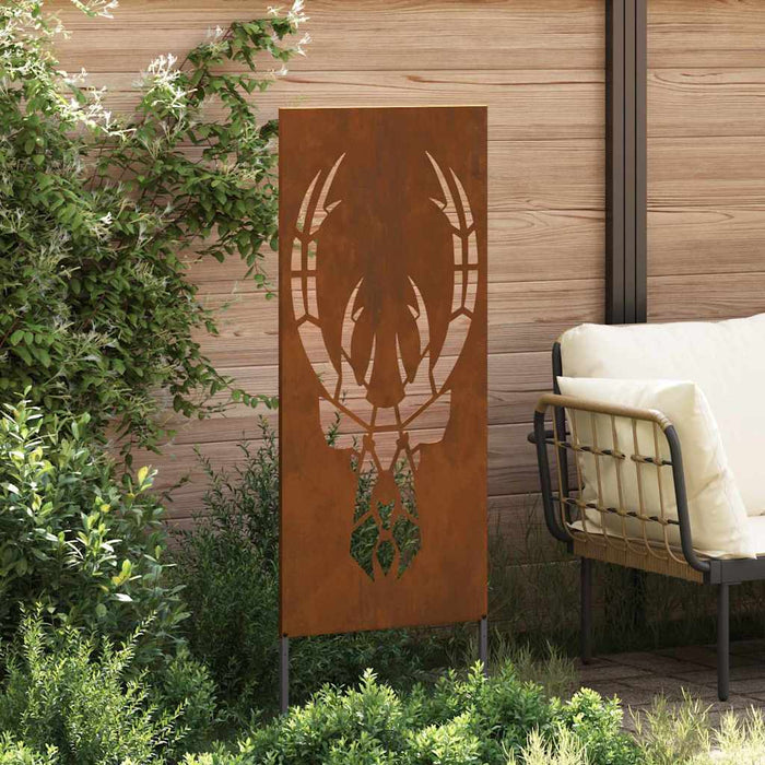 Ecran de intimitate pentru grădină Ruginit 50 x 140 cm - WALTI WALTI