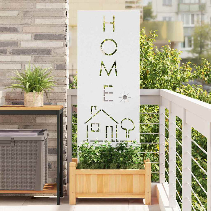 Ecran de intimitate pentru grădină Traforaj Alb 50 x 140 cm - WALTI WALTI