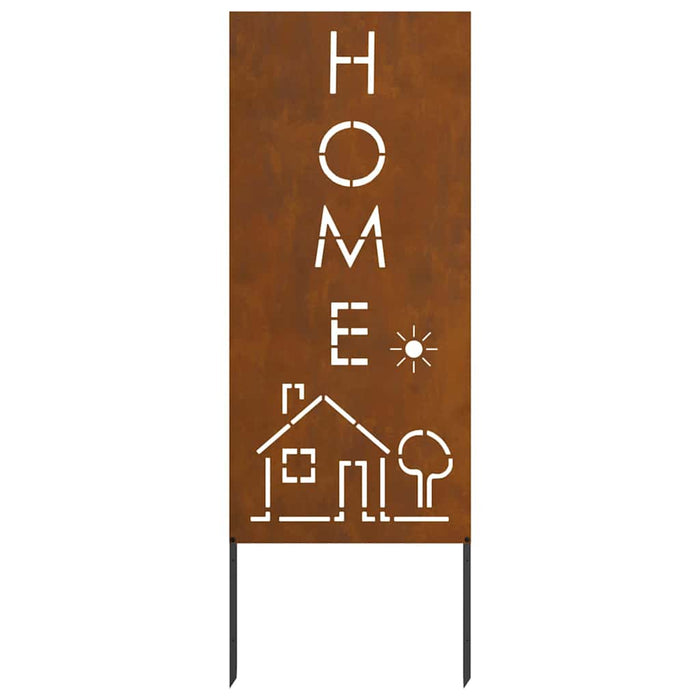 Ecran de intimitate pentru grădină Traforaj Ruginit 50 x 140 cm - WALTI WALTI