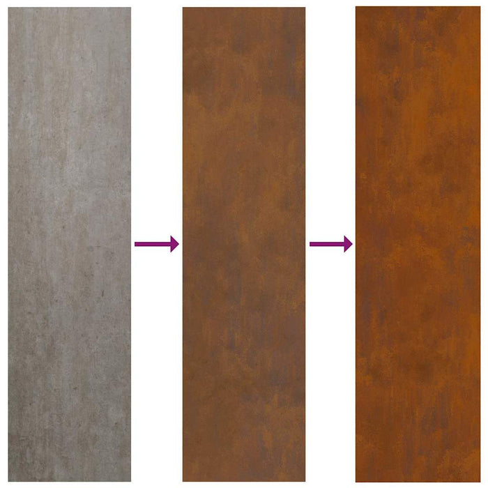 Ecran de intimitate pentru grădină Traforaj Ruginit 50 x 140 cm - WALTI WALTI