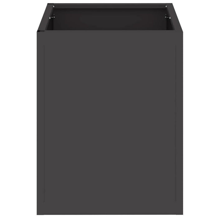 Vază pentru Grădină Negru 32 x 32 x 40 cm Oțel laminat la rece - WALTI WALTI